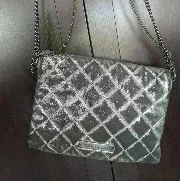 BCBGeneration by Max Azria Metallic Chain Cross Body Purse - Picture 11 of 12